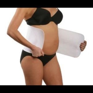 Belly Bandit postpartum wrap white size L